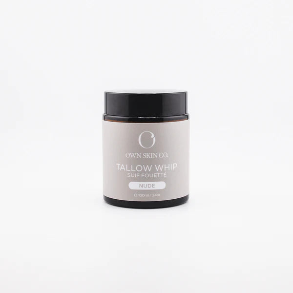 This Tallow Face & Body Whip is a luxurious whipped moisturizer for your face + body. It is a natural nutrient powerhouse for all skin types that is soothing to dry + sensitive skin, eczema and other skin ailments. 