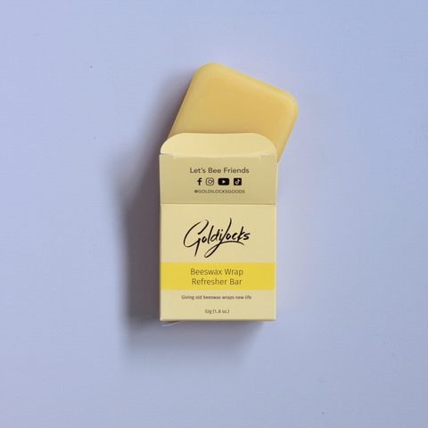 For when your wraps aren’t just right anymore, our new refresher bar breathes life into your beeswax wraps and extends their life significantly.
