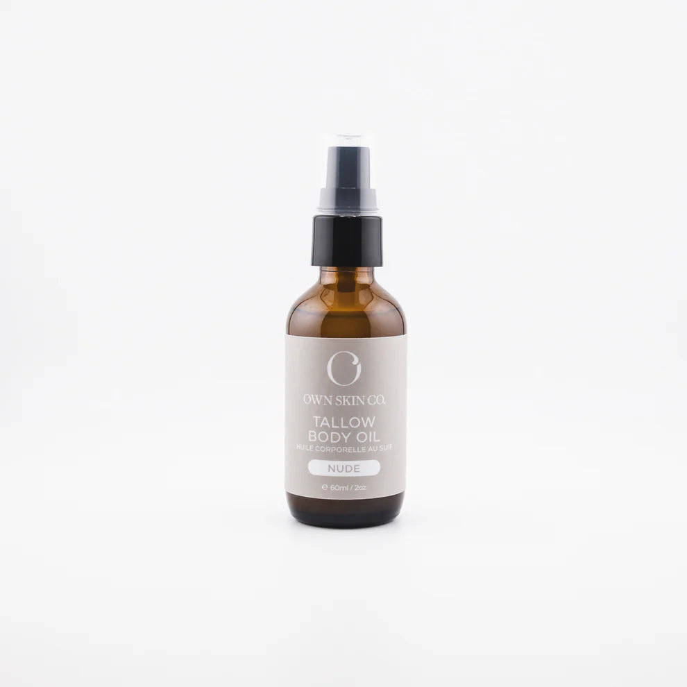 A luxe Tallow Body Oil like nothing you've ever put on your skin. All the benefits of tallow that we know and love in a super easy to apply, rich yet light body oil.