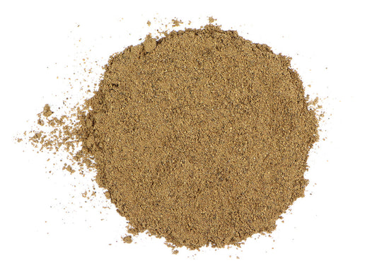 Allspice Powder (Pimenta dioica) has a complex flavour that combines the flavours of cinnamon, cloves and nutmeg. Allspice originates in Jamaica and Central America.