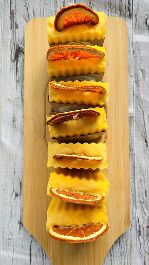 This Citrus Burst Tallow Soap Bar is juicy, fresh and bursting with orange. Citrus Burst will leave your skin feeling nourished and rejuvenated!