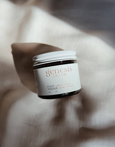 Genesis Tallow's Face Whip is uniquely made for the face using hemp seed oil that scores one of the best ratings on the noncomedogenic list.
