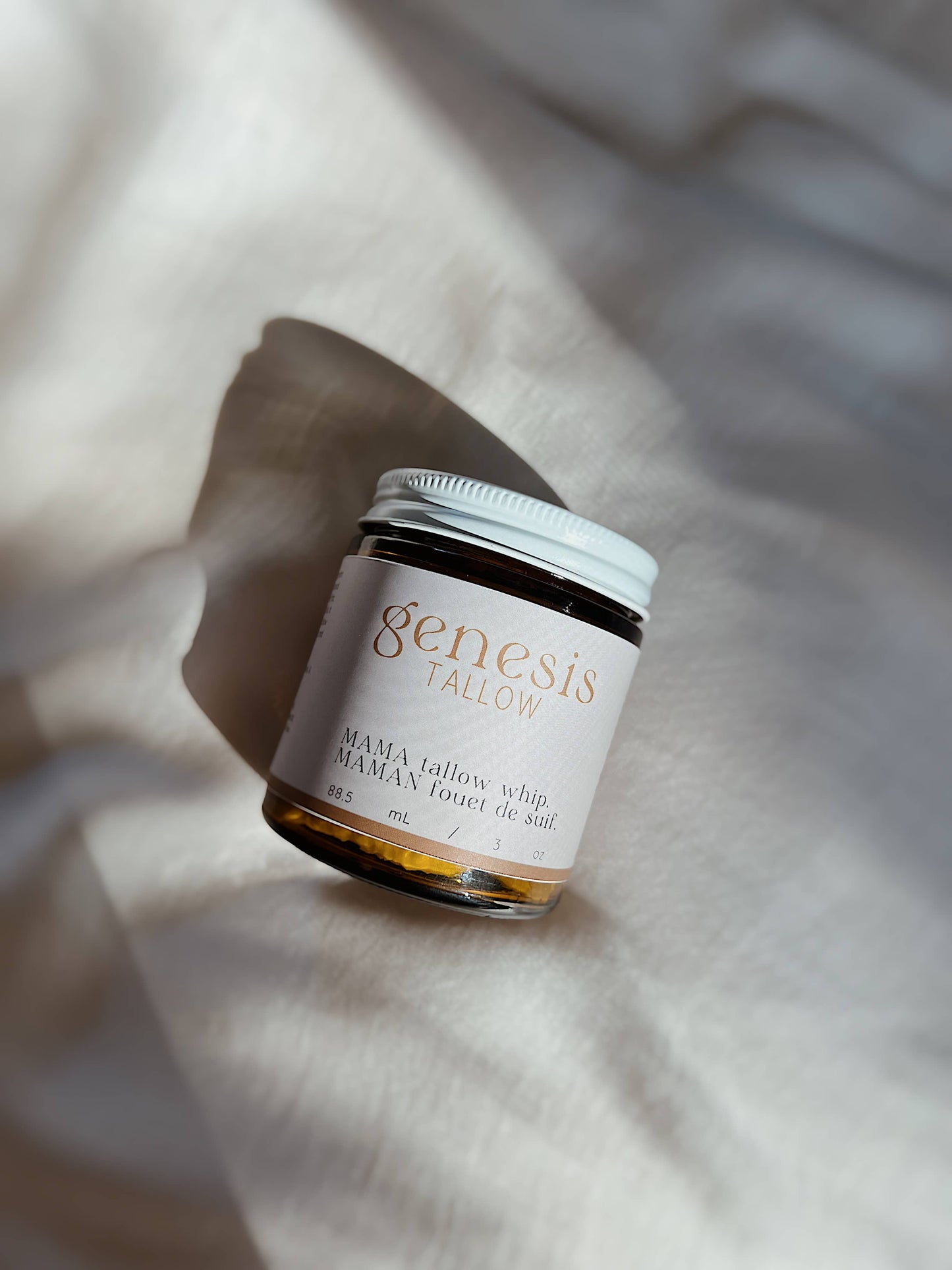 Genesis Tallow's Mama Tallow Whip was created specifically for all of the baby growing, and postpartum mamas out there. We fashioned the perfect balm to give that beautiful belly some extra love during the biggest skin changes in your life!