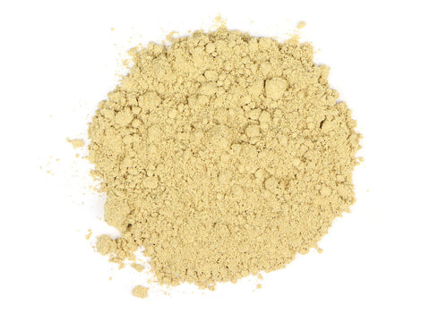 Ginger (Zingiber officinale) is widely cultivated throughout countries along the equator. Known for its zesty and warming aromatics, Ginger has been used as both a culinary and medicinal herb for many centuries across the world.  Ginger has shown to help relieve digestive upset as well as nausea.