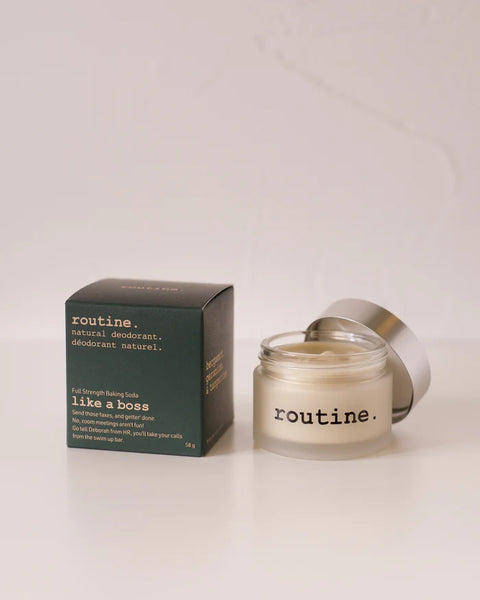 Routine Deodorant's Like a Boss Natural Deodorant was created for your underarms, but its natural formula means you can put it on all your places.