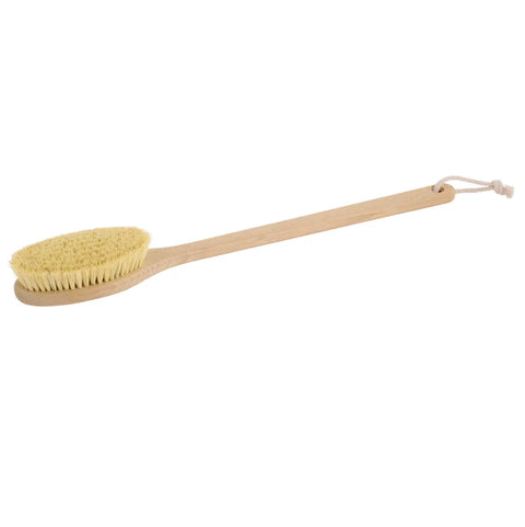 Elevate your self-care routine with this Bamboo Dry Brush featuring an extra long handle making it easy to reach your entire body! This eco-friendly brush is designed to exfoliate and revitalize your skin, promoting better circulation and lymphatic drainage.