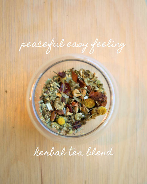 Our Peaceful Easy Feeling Herbal Tea is crafted to bring a sense of calm to both heart and mind — supporting emotional balance and helping you float through the day with a little more lightness.