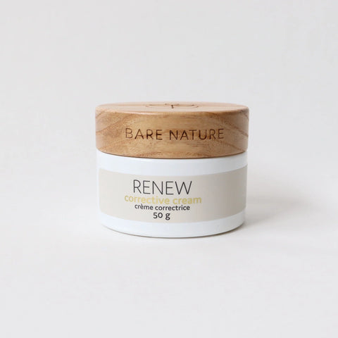 Bare Nature's Renew Corrective Face Cream is a silky smooth cream that is infused with active ingredients that help to smooth, hydrate and restore the look of the skin's surface.