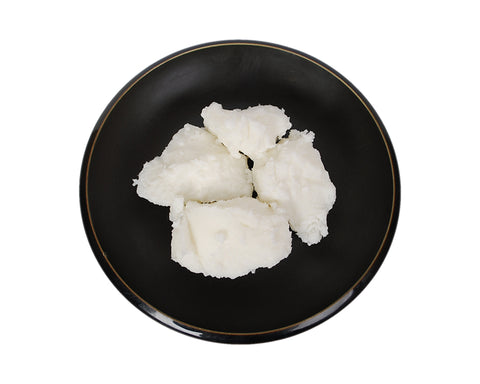 This Shea Butter is refined and is off-white in color. Used predominantly for skin care, Shea Butter is hailed for its protective and emollient properties. It has high amounts of Vitamin E and other skin nourishing properties, and is often used as a natural moisturizing agent for the skin.