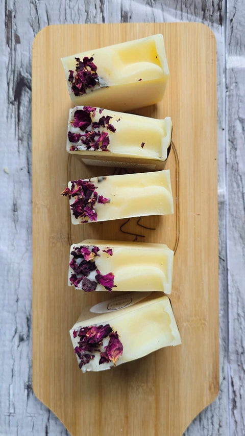 This Spring Fling Tallow Soap Bar is a beautiful balance of floral and fresh. This bar is meant to revitalize and invigorate.