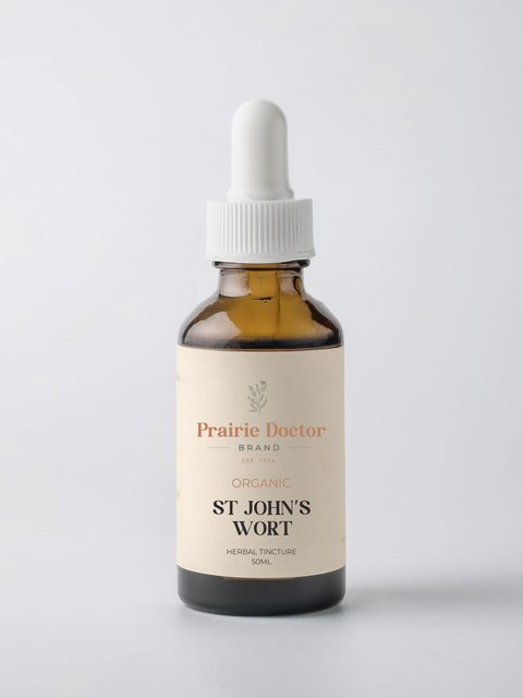 Our organic St John's Wort herbal tincture has been crafted using sustainably sourced, organic St John's Wort herb. St John's Wort is known to help promote a healthy mood balance.