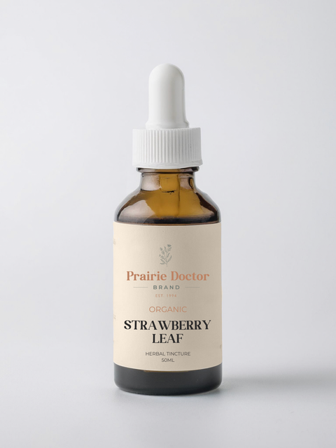 Our organic Strawberry Leaf tincture is crafted from carefully harvested leaves of the Fragaria species. Traditionally used in herbalism as a gentle, mineral-rich tonic, strawberry leaf has been valued to support digestion, tone the tissues, and promote overall wellness.