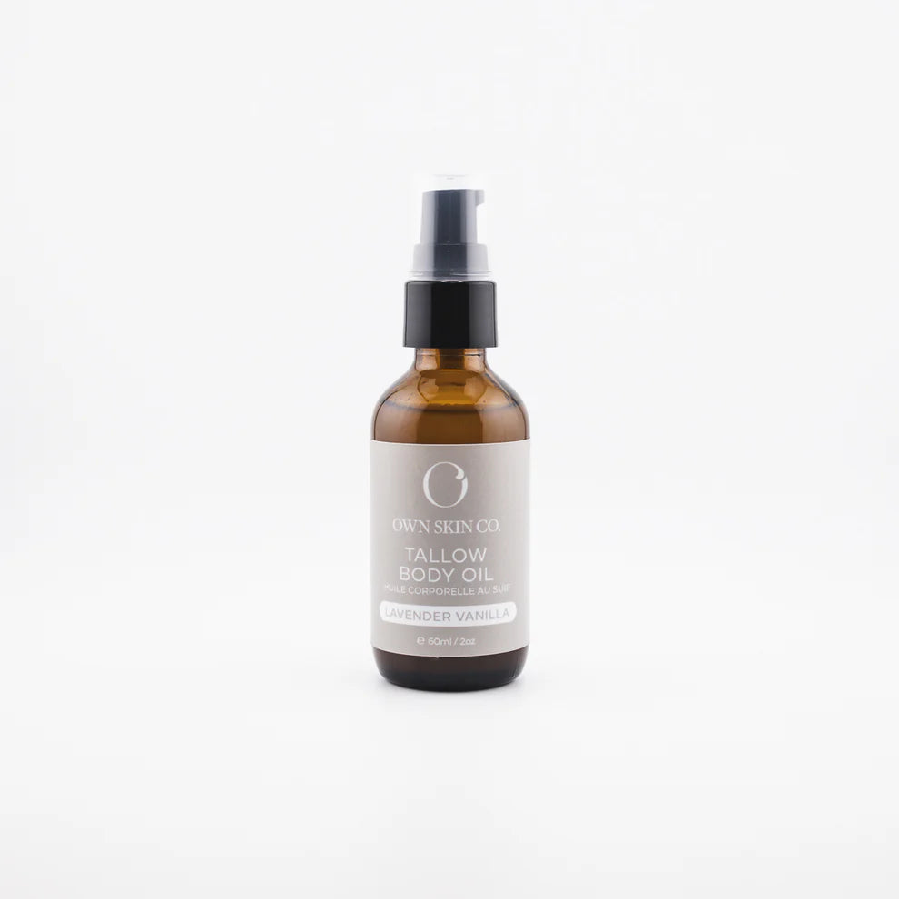 A luxe Tallow Body Oil like nothing you've ever put on your skin. All the benefits of tallow that we know and love in a super easy to apply, rich yet light body oil.