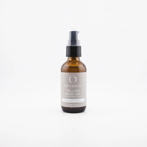 A luxe Tallow Body Oil like nothing you've ever put on your skin. All the benefits of tallow that we know and love in a super easy to apply, rich yet light body oil.