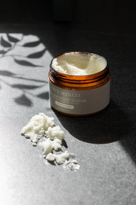 OWN Skin Co's lush Tallow Body Scrub is made for exfoliating and moisturizing skin. Our scrub gently lifts dead and dry skin and leaves your skin moisturized and as smooth as a baby's bottom.