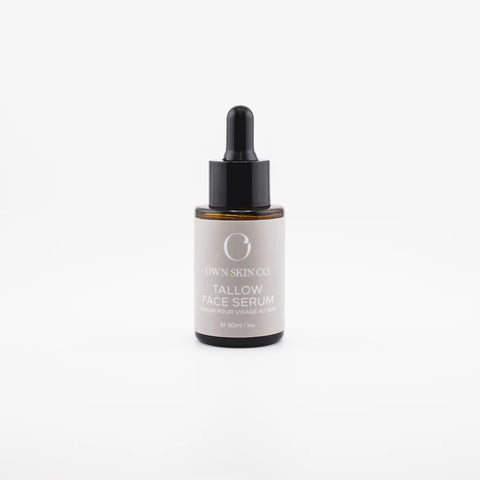 A gentle, unscented, revitalizing and moisturizing Tallow Serum with Emu Oil and Squalane. A non-greasy formula that leaves skin hydrated and smooth.
