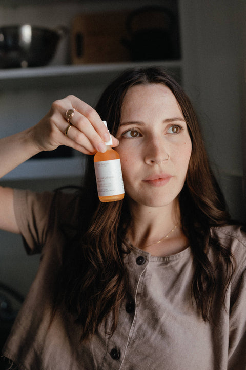 Genesis Tallow's Sea Buckthorn & Tallow Face Oil Cleanser is inspired by a traditional ancestral method that is STILL used today - oil cleansing!
This face oil cleanser dissolves and lifts away dirt, make-up, & impurities without stripping skin. Sea buckthorn and tallow are a vitamin cocktail that supports skin regeneration while cleansing and moisturizing!