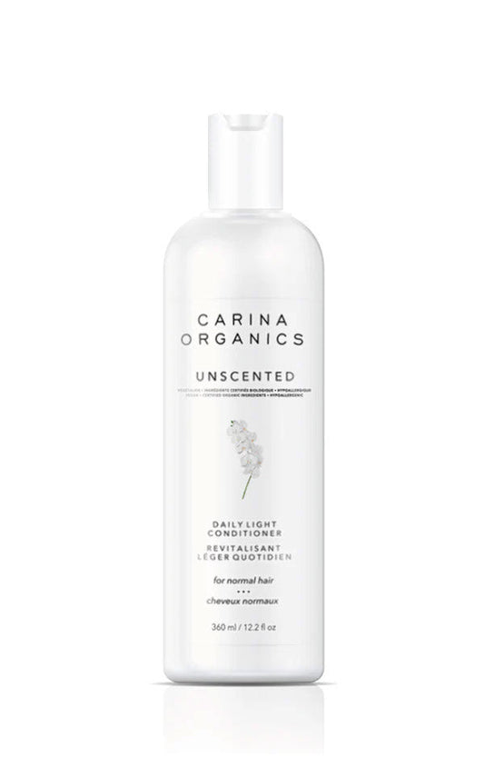 Carina Organics Daily Light Conditioner is an all-natural and non-toxic everyday conditioner that is formulated with certified organic plant, vegetable, and fruit extracts.