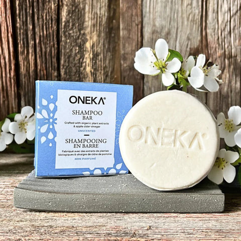 Oneka's Shampoo Bars are consciously formulated and is packed full of botanical ingredients and ultra-gentle, plant-derived cleansing and conditioning agents to restore hair to its natural radiance! The results? Soft, natural, and healthy hair.