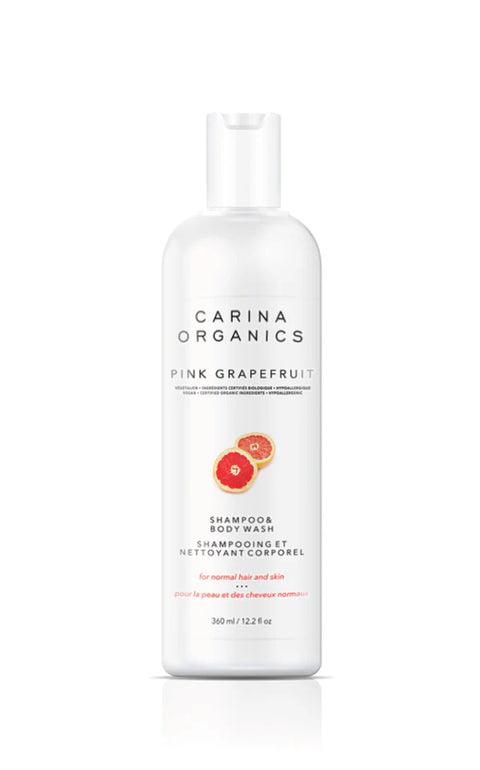 This Shampoo & Body Wash (Grapefruit) is formulated with certified organic plant, vegetable, flower and tree extracts.