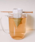 Ditch toxic microplastics in your cup of tea for these 100% organic cotton reusable tea bags! Reusable tea bags are a great way to have a cup of tea without worry of any toxins or creating excess waste.