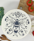 Reusable, fabric bowl covers are a simple and cute swap for single-use plastic wrap! These bowl covers are great when bringing a dish to a potluck or keeping leftovers fresh at home. They even work to keep fruit flies away from your produce.