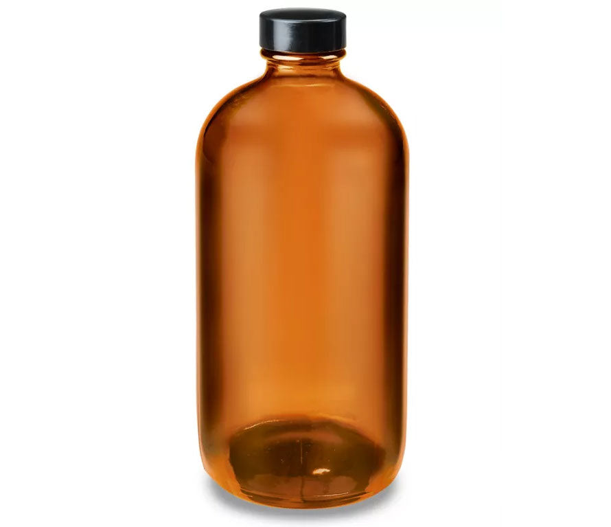 These amber glass bottles are perfect for storing &amp; pouring herbal medicines and household items!