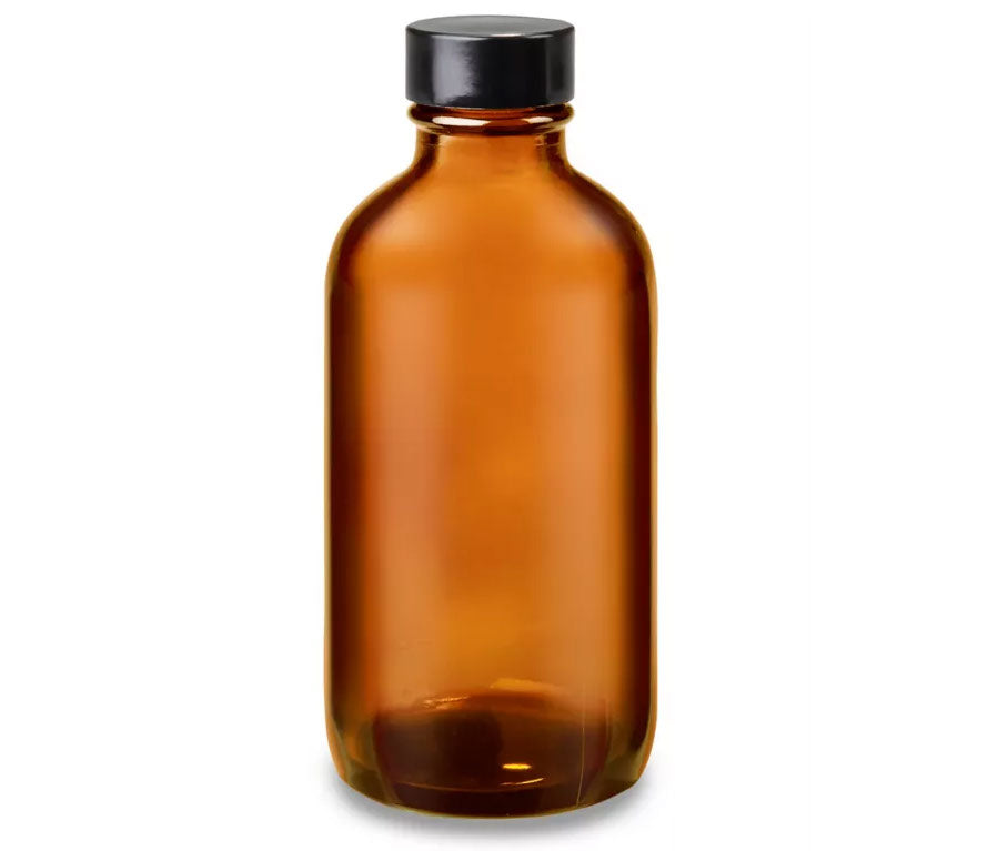 These amber glass bottles are perfect for storing &amp; pouring herbal medicines and household items!