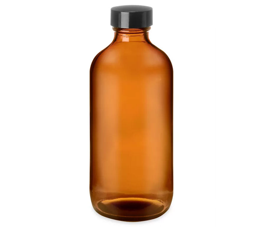 These amber glass bottles are perfect for storing &amp; pouring herbal medicines and household items!