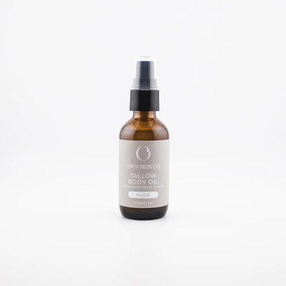A luxe Tallow Body Oil like nothing you've ever put on your skin. All the benefits of tallow that we know and love in a super easy to apply, rich yet light body oil.