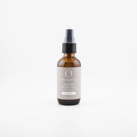 A luxe Tallow Body Oil like nothing you've ever put on your skin. All the benefits of tallow that we know and love in a super easy to apply, rich yet light body oil.