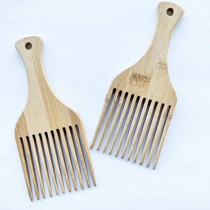 Bamboo Hair Pick