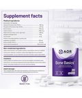 Bone Basics™ is more than just a calcium supplement, it is a complete bone-building formulation that includes nutrients fundamental for maintaining mineral balance in the bone matrix and for supporting healthy cartilage