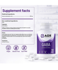 Gamma aminobutyric acid (GABA), is the most important inhibitory neurotransmitter in the brain. Its signals protect against overstimulation or excitement of the brain, creating a calming effect.