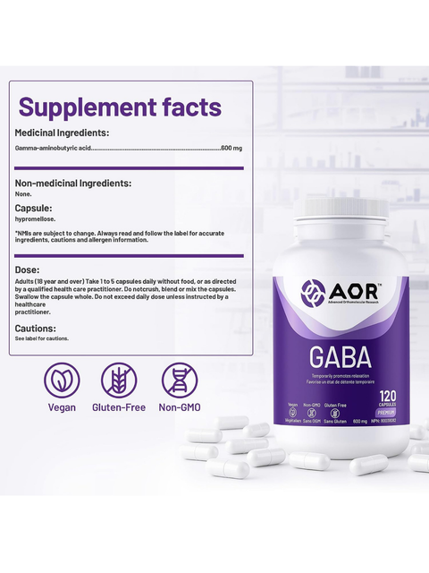 Gamma aminobutyric acid (GABA), is the most important inhibitory neurotransmitter in the brain. Its signals protect against overstimulation or excitement of the brain, creating a calming effect.