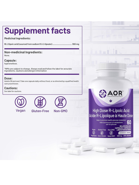 Numerous studies have shown that lipoic acid can help support the body to use glucose effectively and protect against free radical damage