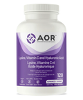 AOR’s Lysine, Vitamin C and Hyaluronic Acid combines these three nutrients in one formula for relief of arthritic pain, improved mobility and collagen support. AOR’s Lysine, Vitamin C and Hyaluronic Acid is vegan and free of wheat.