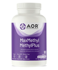 AOR’s MaxMethyl is formulated to include cofactors in methylated forms of B vitamins involved in red blood cell production.