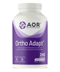 Ortho Adapt® is AOR’s premium antistress formula, containing adrenal gland extract, adaptogenic botanicals ashwagandha, Rhodiola, licorice and Siberian ginseng, and vitamins C and B5.