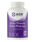 AOR’s Ortho Minerals is designed to be a balanced, effective mineral supplement, providing only the best forms and optimal ratios and doses of each ingredient.