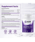 AOR brings 1000 mg Urolithin A, in a synergistic formula of well-studied bioactive compounds.