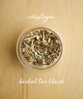 Our Adaptogenic Herbal Tea is crafted to help you find balance in the chaos — supporting resilience, clarity, and calm no matter what the day brings.