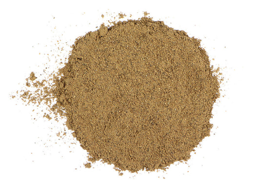 Allspice Powder (Pimenta dioica) has a complex flavour that combines the flavours of cinnamon, cloves and nutmeg. Allspice originates in Jamaica and Central America.