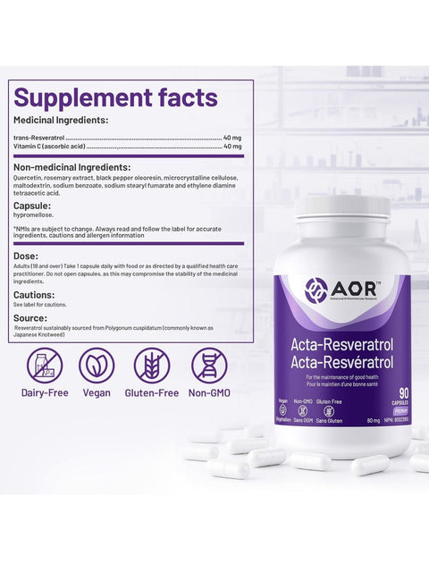 Acta-Resveratrol 80 mg (90 VCaps)