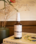 Transform your space with the luxurious, feminine scent of our "Aphrodite" room spray. Crafted with a blend of myrtle, rose, and neroli essential oils, this spray brings a calming and romantic aroma to any space.