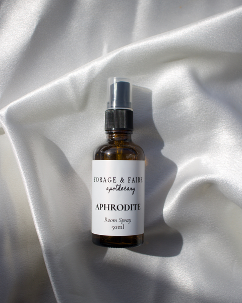 Aphrodite is a light, romantic mist that brings a soft floral warmth to both body and space. Fresh yet delicate, the scent lingers gently in the air with a clean, feminine sweetness that feels calm, comforting, and quietly sensual.