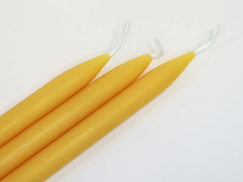 Beeswax Taper Candles