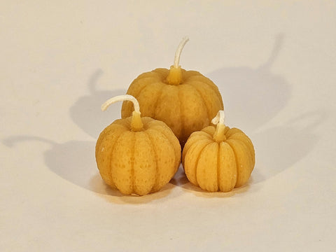 Pumpkin Beeswax Candles