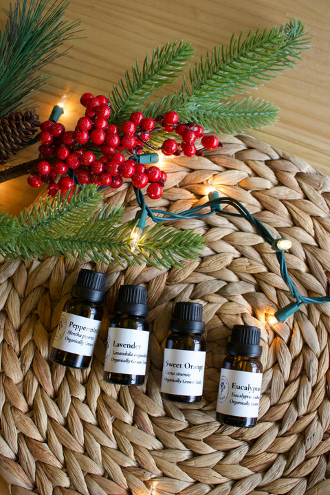 Give the gift of natural wellness with our Aromatherapy Starter Gift Box, featuring four of our most-loved pure essential oils.