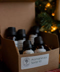 Discover the calming, uplifting, and restorative world of essential oils with our thoughtfully curated Aromatherapy Starter Gift Box.